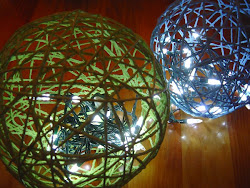 string diy lanterns christmas lights balloons lighting lantern balloon twine yarn lamp balls hanging ball making veryirie decorations using sallygoodin