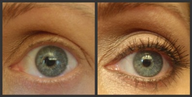 before and after lashes