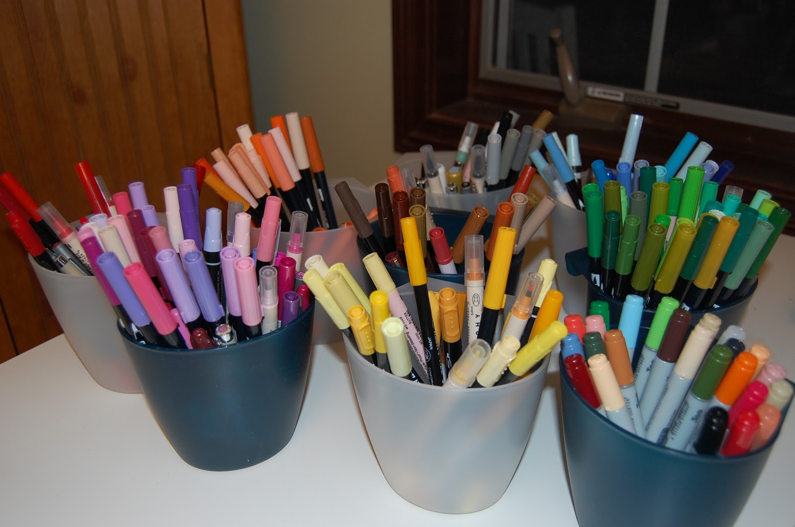 Watercolor Stream Alcohol Markers or Regular Markers