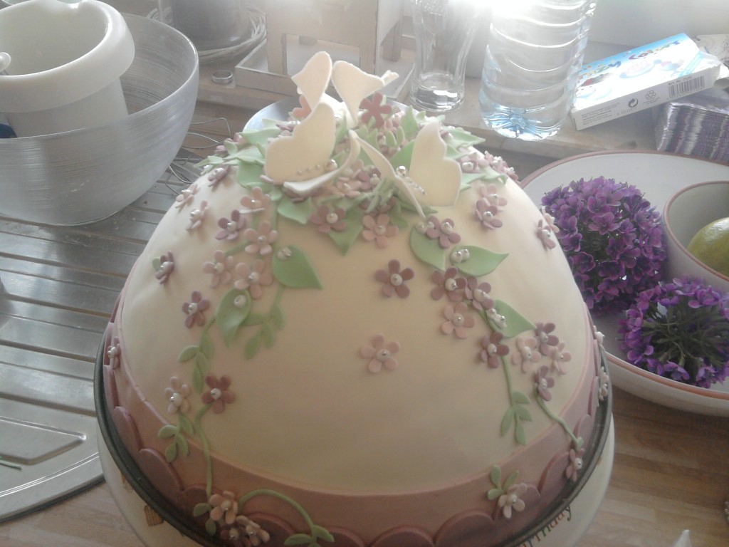 Stempel, Photos und Papier: Konfirmationstorte