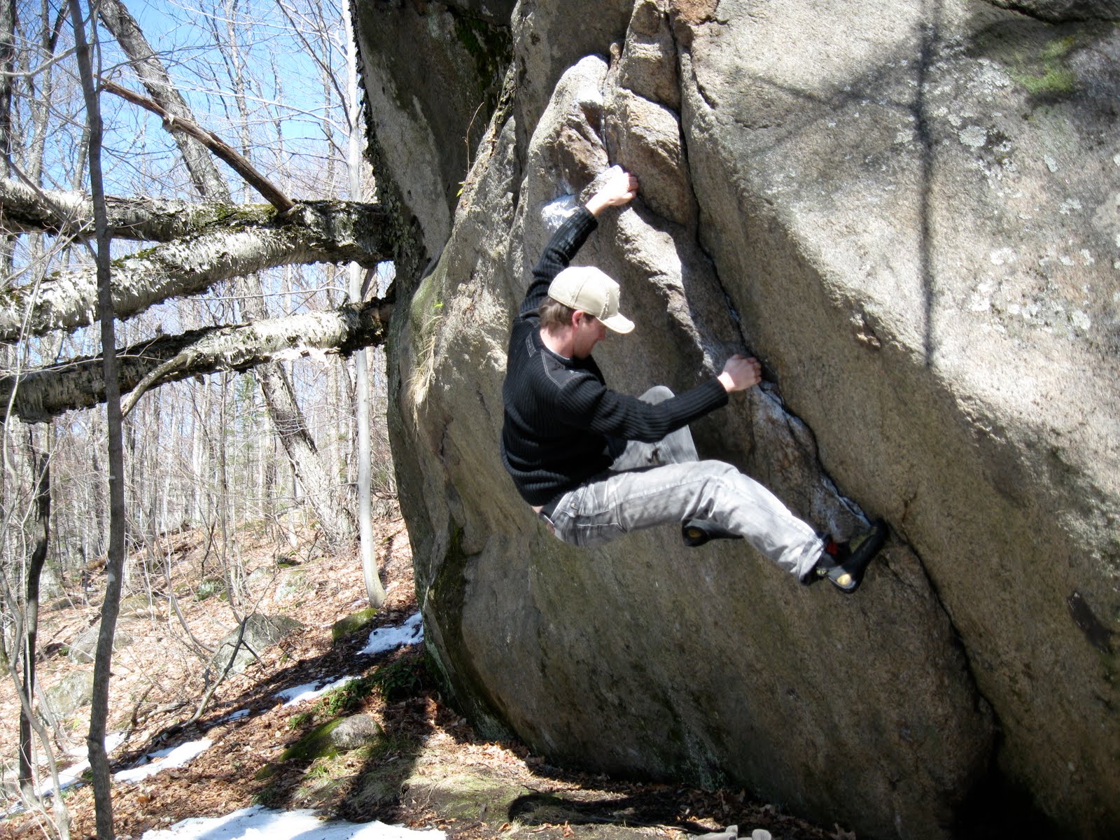 Escalade de rocher au Québec / Quebec rock climbing Stonebleau Le