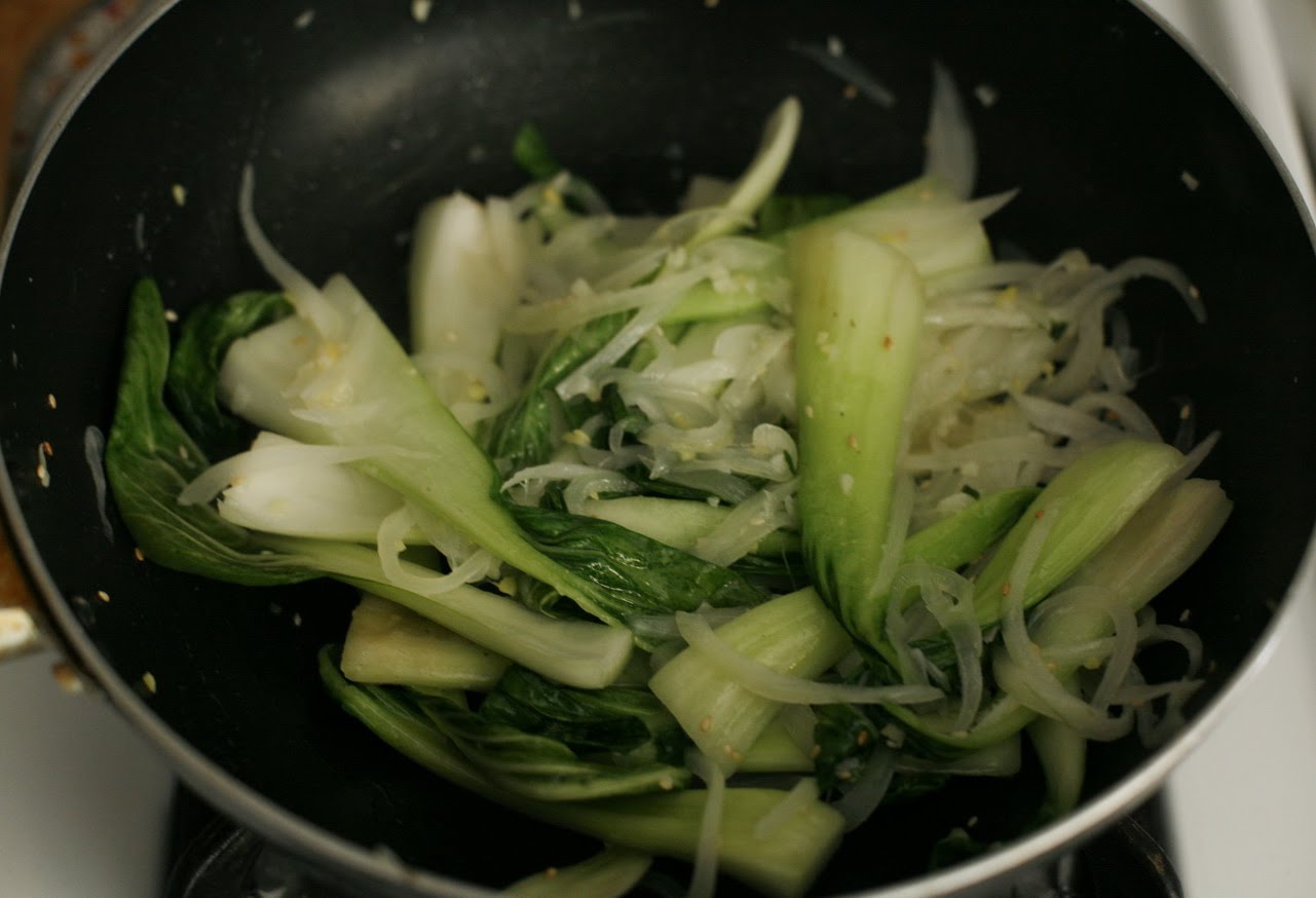 go vegan meow! Korean Style Barbecue Tempeh over Noodle Salad