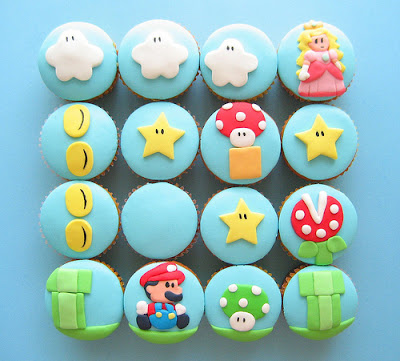 Super Mario 2 Cupcakes