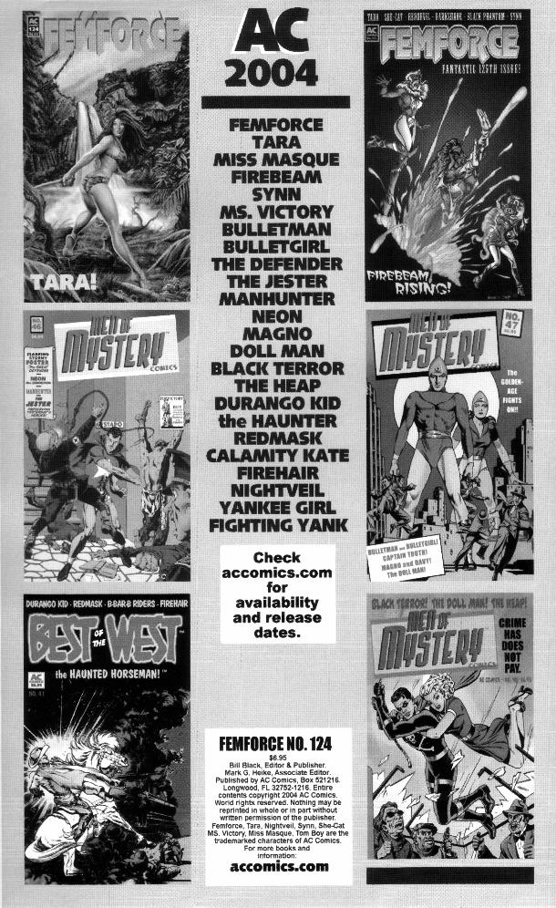 Read online Femforce comic -  Issue #124 - 2