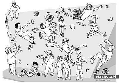 malbogen: Kletterwand / Climbing wall