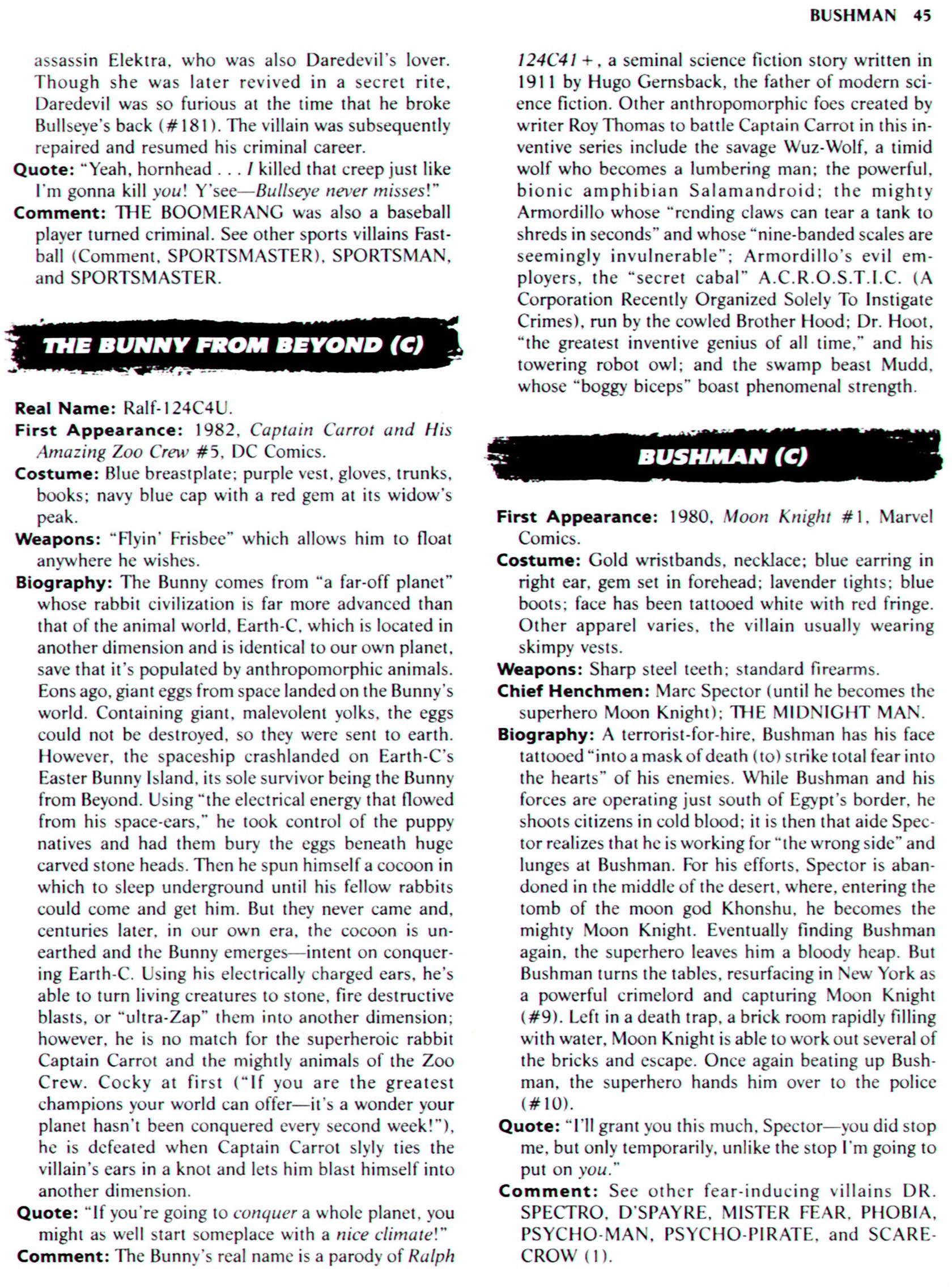 Read online The Encyclopedia of Super Villains comic -  Issue # TPB (Part 1) - 55