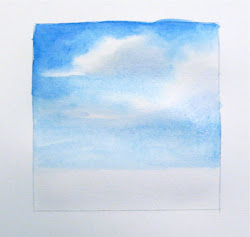 watercolor wet techniques texture clouds basics paint method created using
