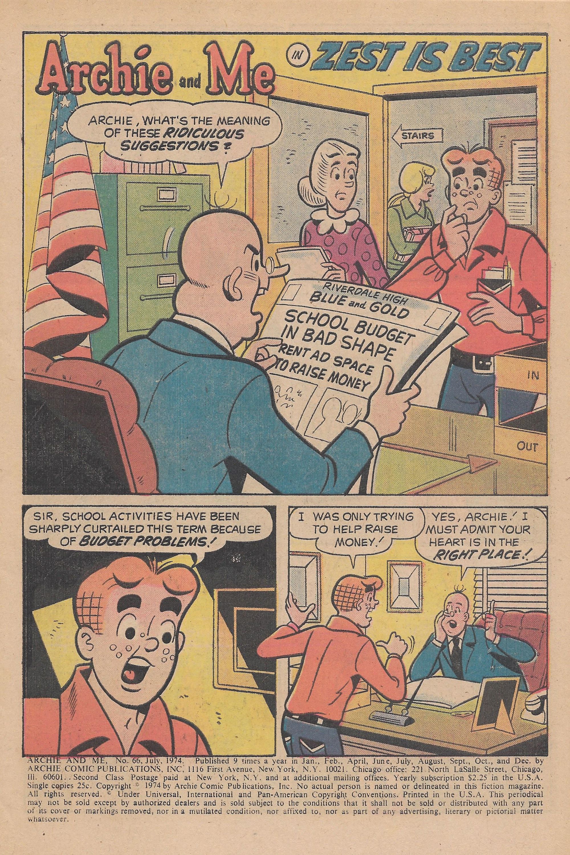 Read online Archie and Me comic -  Issue #66 - 3