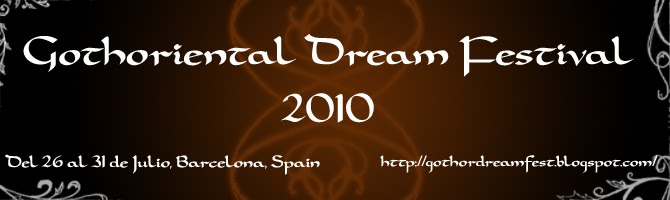 Gothoriental Dream Festival. Festival Nacional de danzas orientales y tribales goth y dark