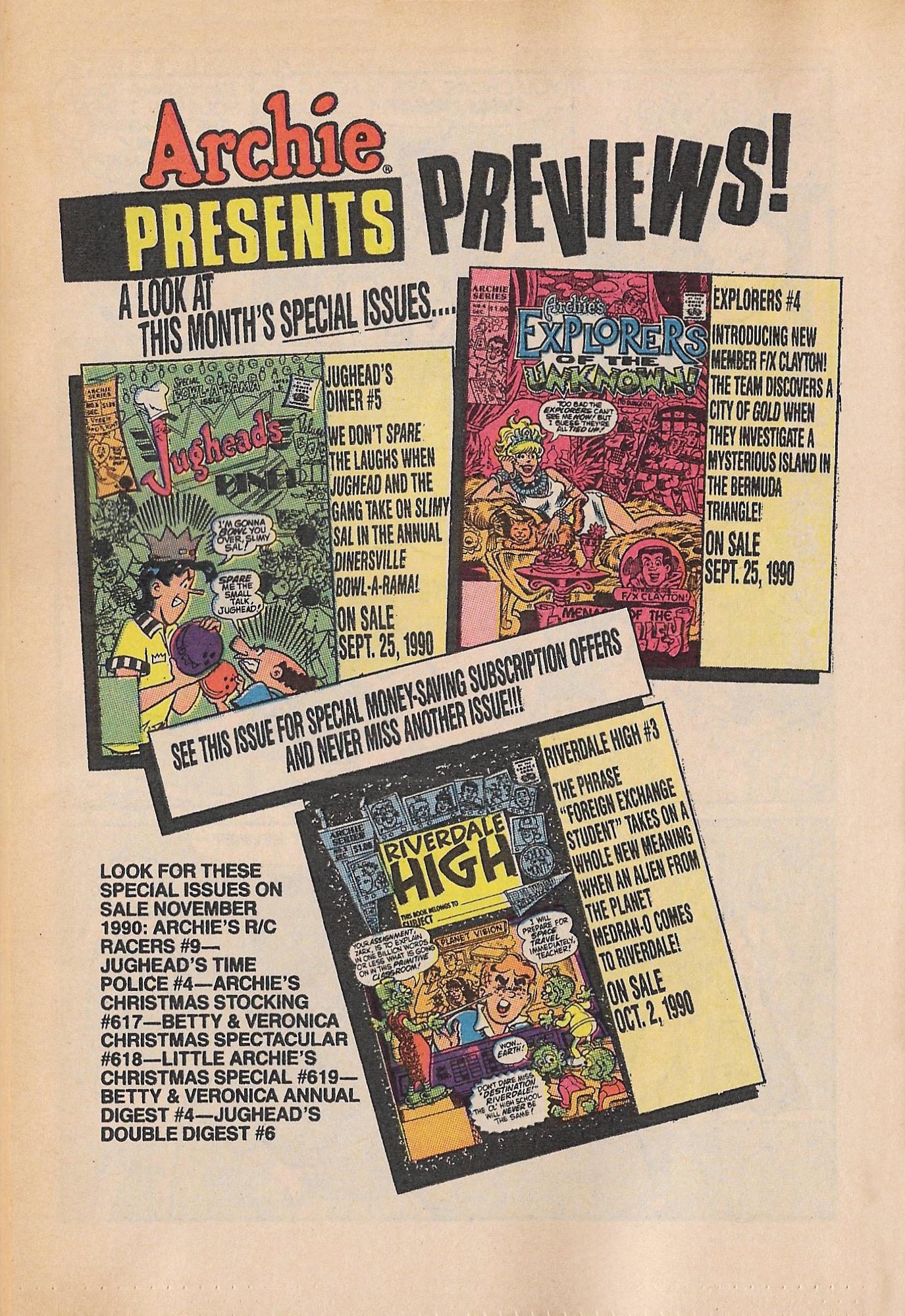 Read online Archie Digest Magazine comic -  Issue #105 - 114