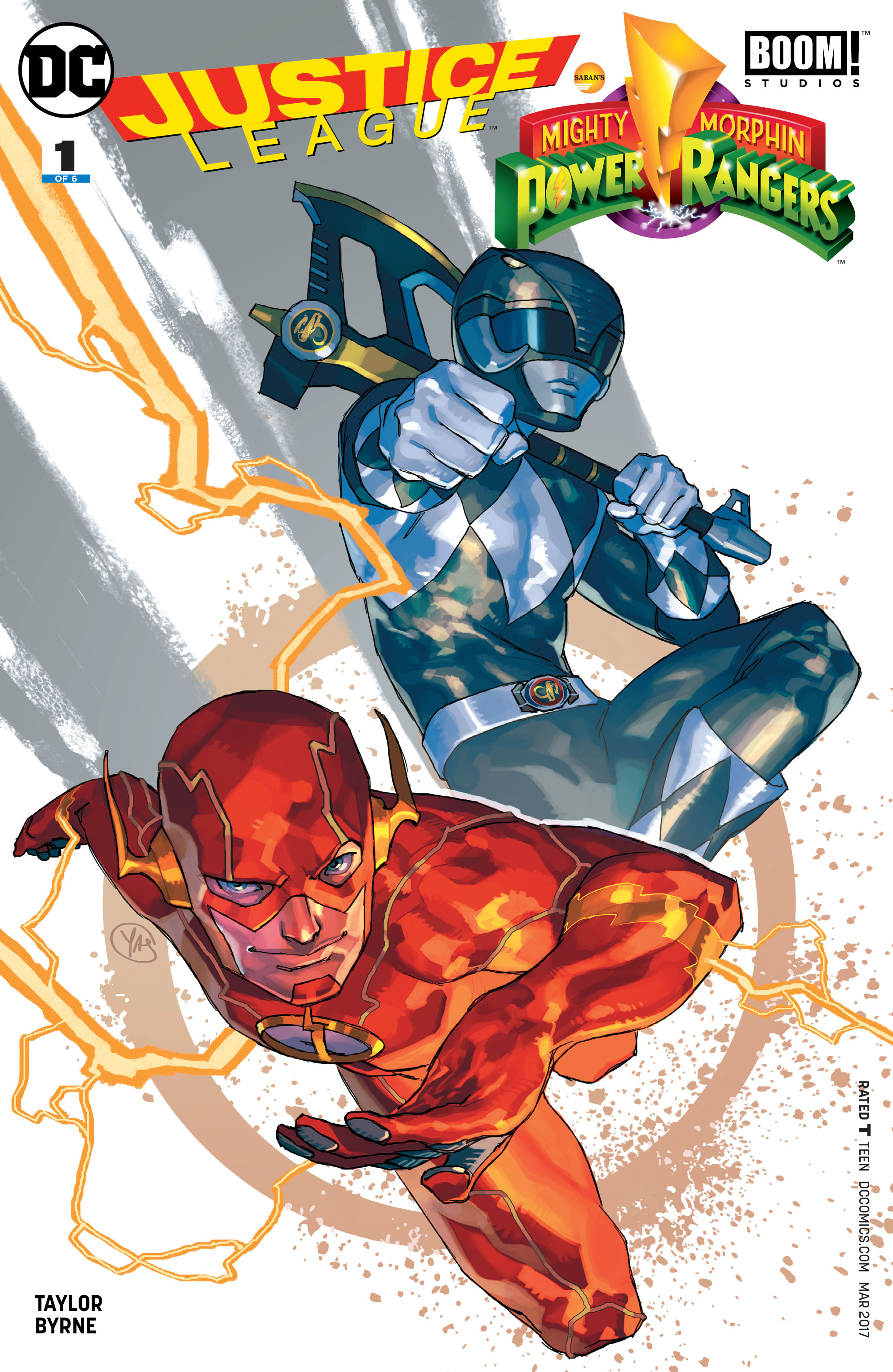 Read online Justice League/Mighty Morphin' Power Rangers comic -  Issue #1 - 5