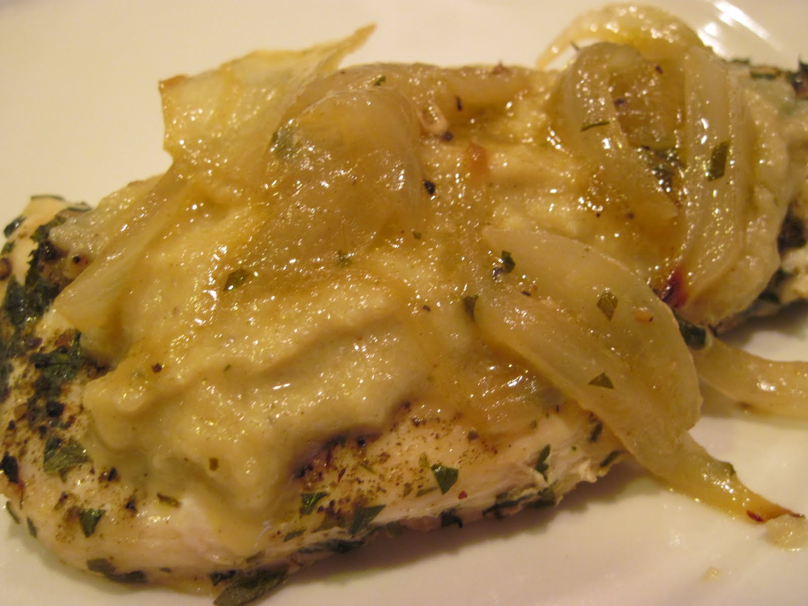 Food Formula Baked Chicken with Vidalia Onion Sauce