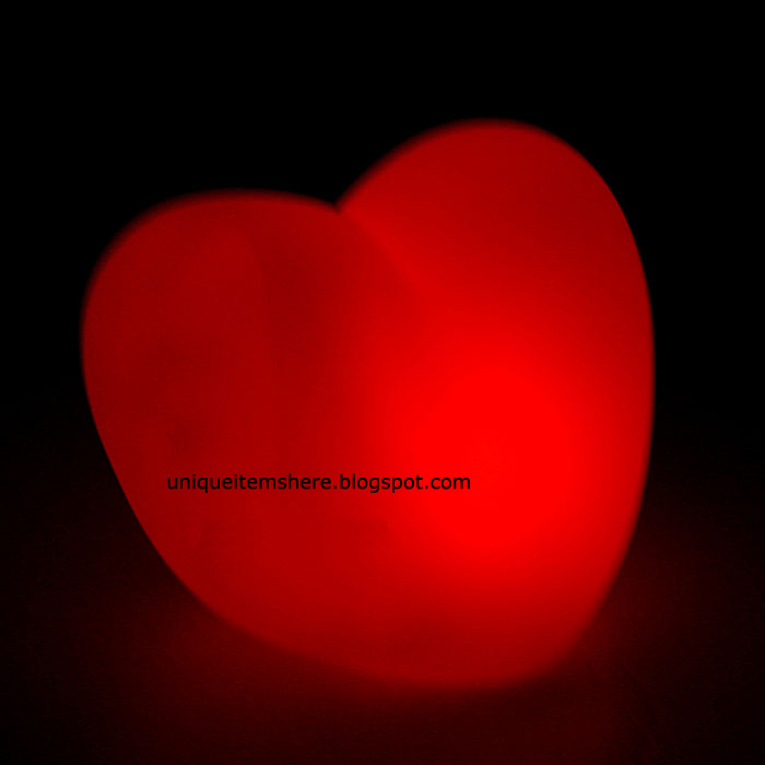 Unique Items Here ! Heart Lamp