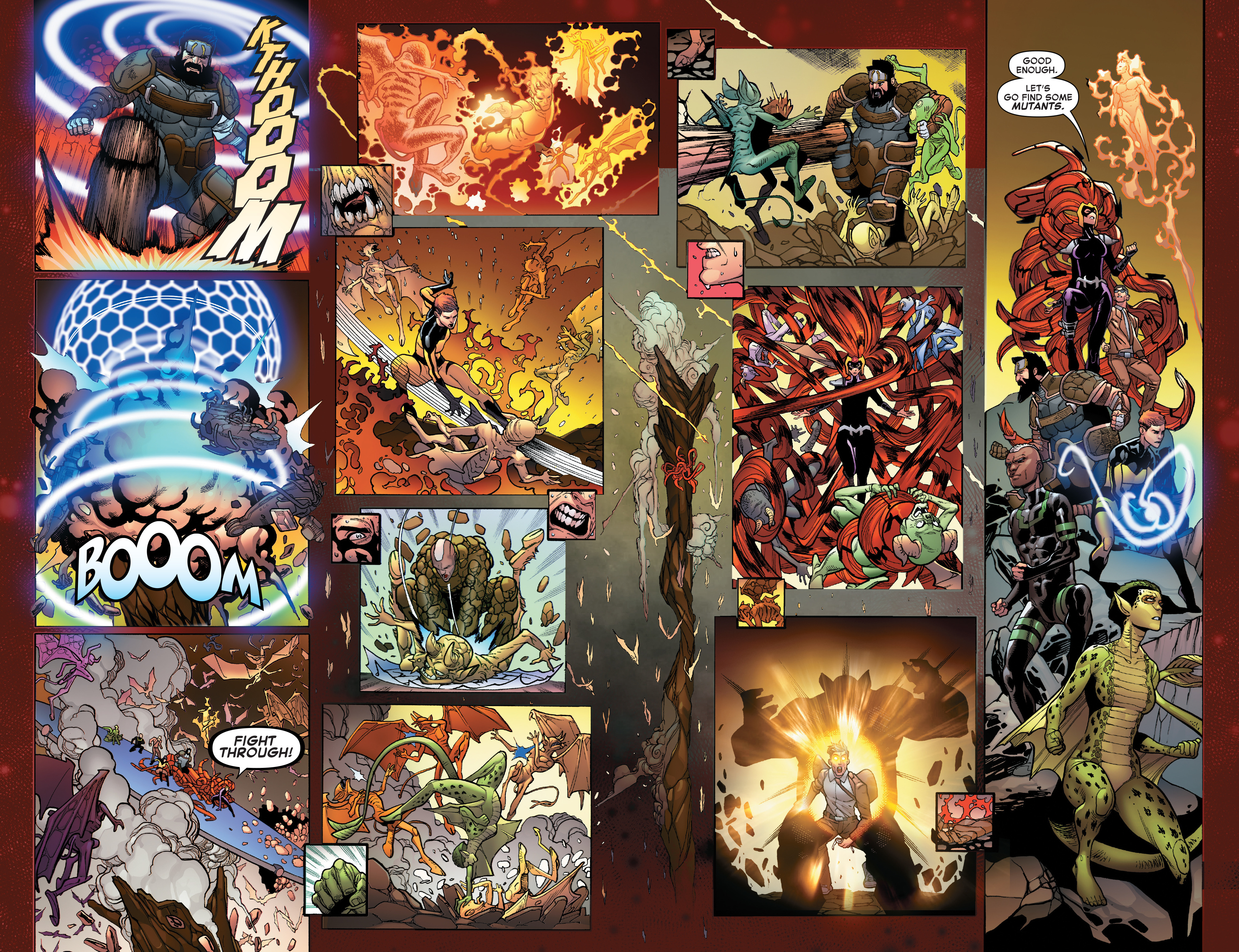 Read online Inhumans Vs. X-Men comic -  Issue #4 - 8
