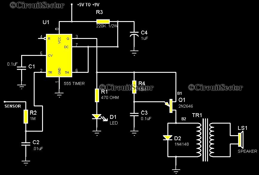 Touch Plate Circuit With High Sensitivity | Top Circuits
