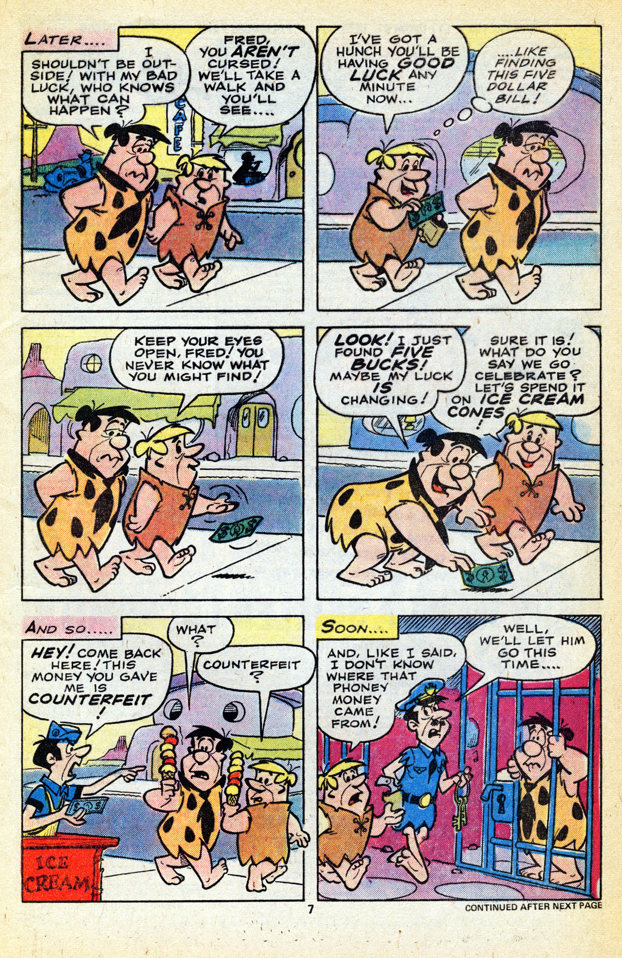 Read online The Flintstones (1977) comic -  Issue #7 - 9