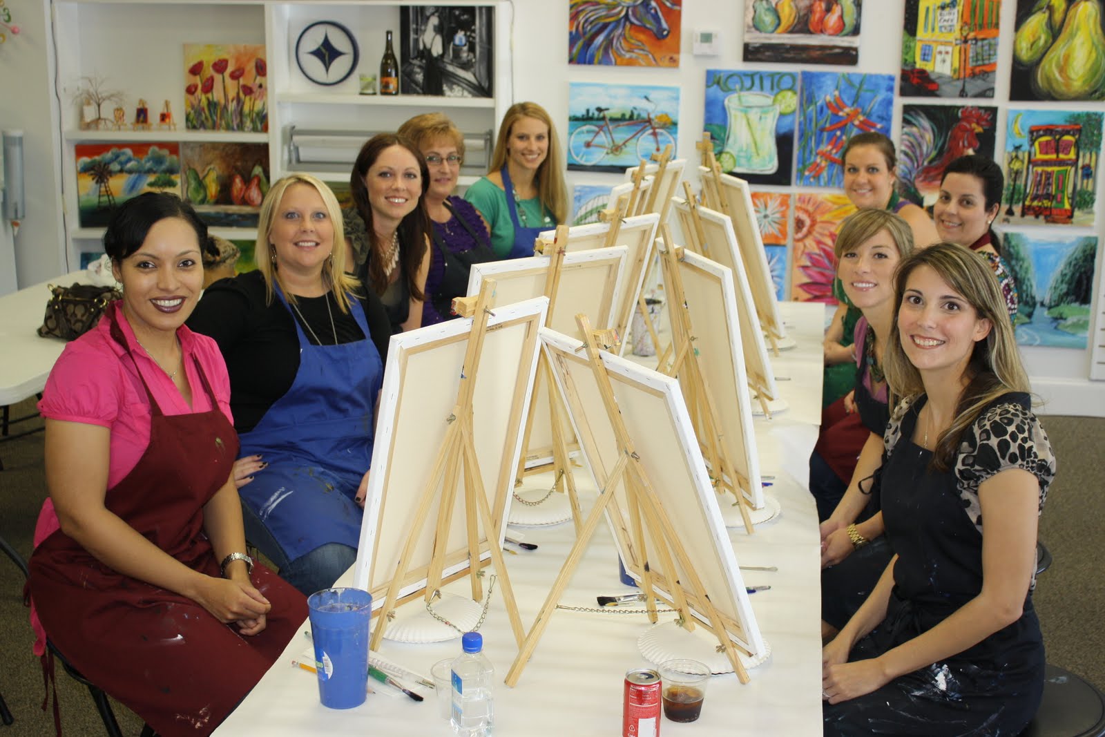 Lone Star Family Painting with a Twist