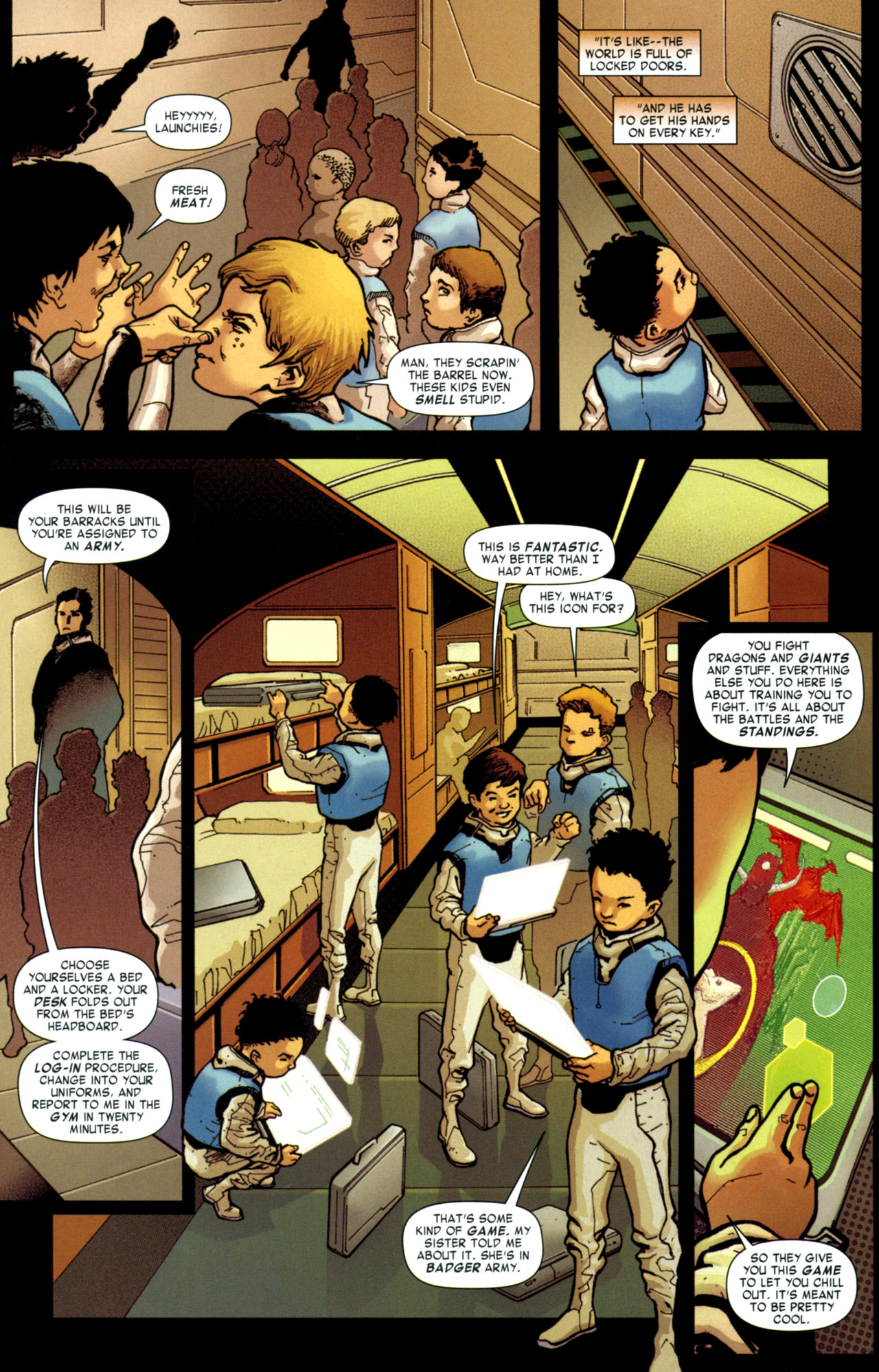 Read online Ender's Shadow: Battle School comic -  Issue #3 - 8