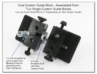 CP1033b: Dual Custom Guide Block - Assembled from Two Single Guide Blocks