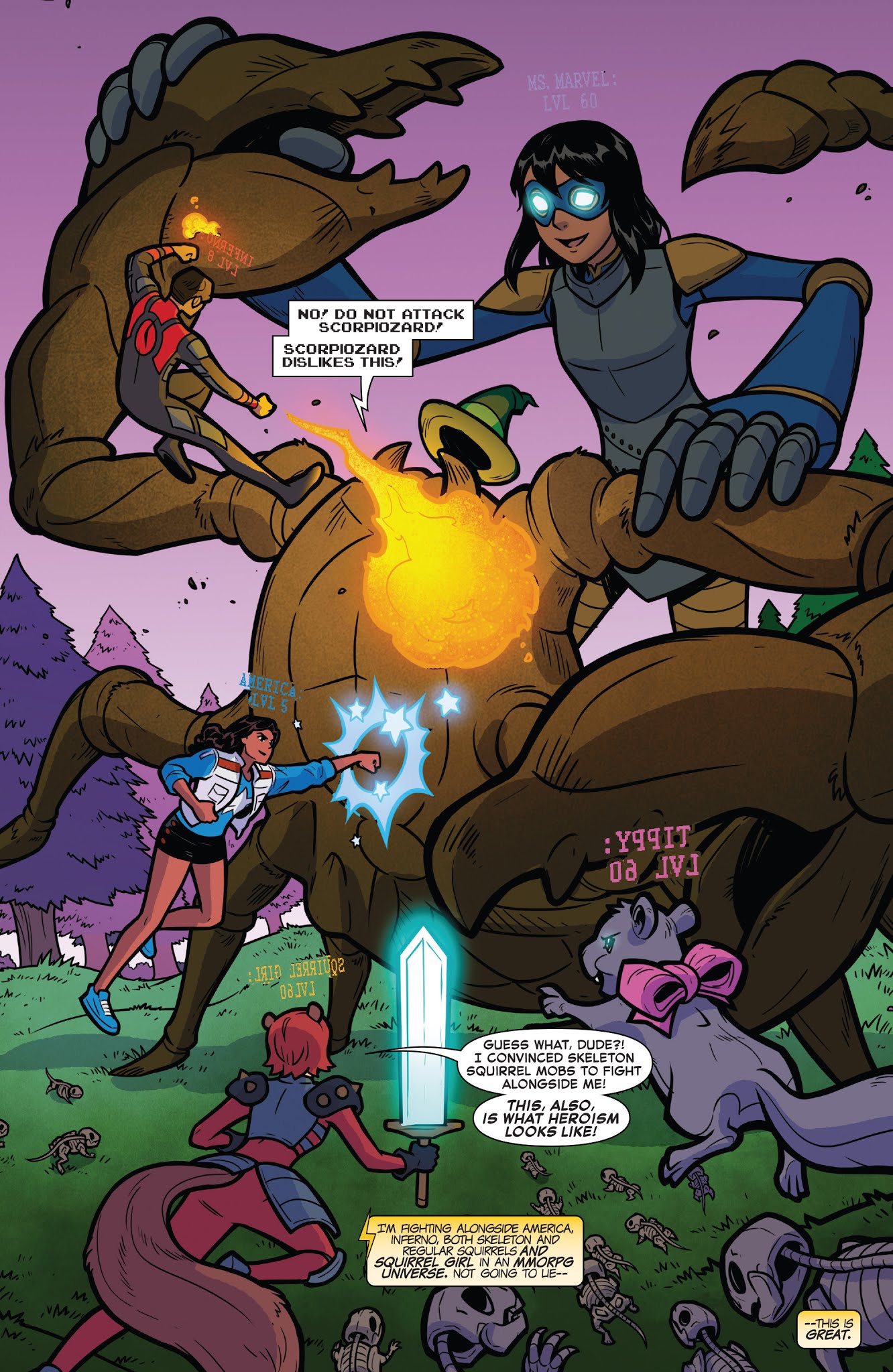 Read online Marvel Rising: Ms. Marvel/Squirrel Girl comic -  Issue # Full - 32