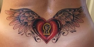 Heart Tribal Tattoo for Women