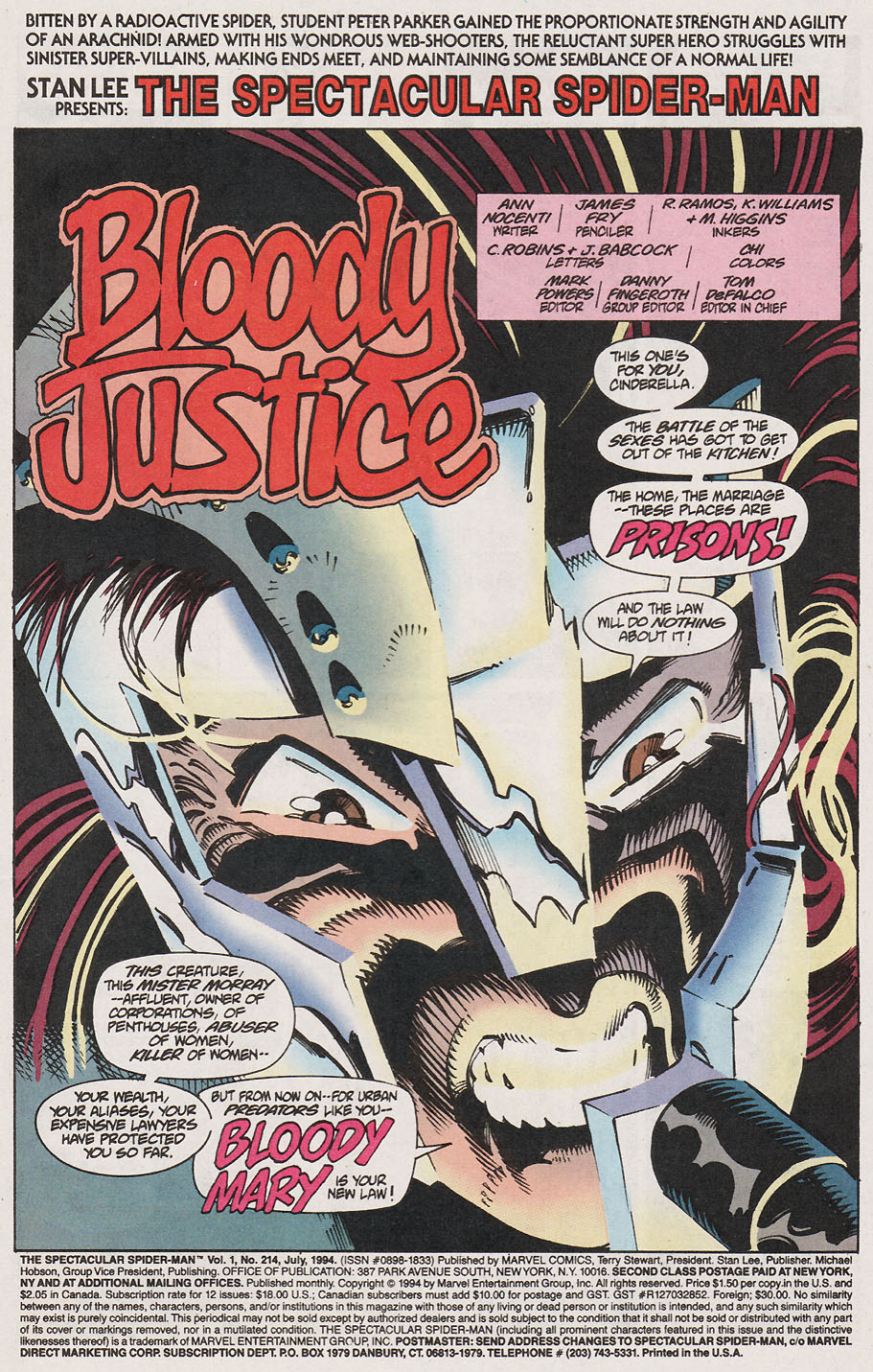 Read online The Spectacular Spider-Man (1976) comic -  Issue #214 - 2