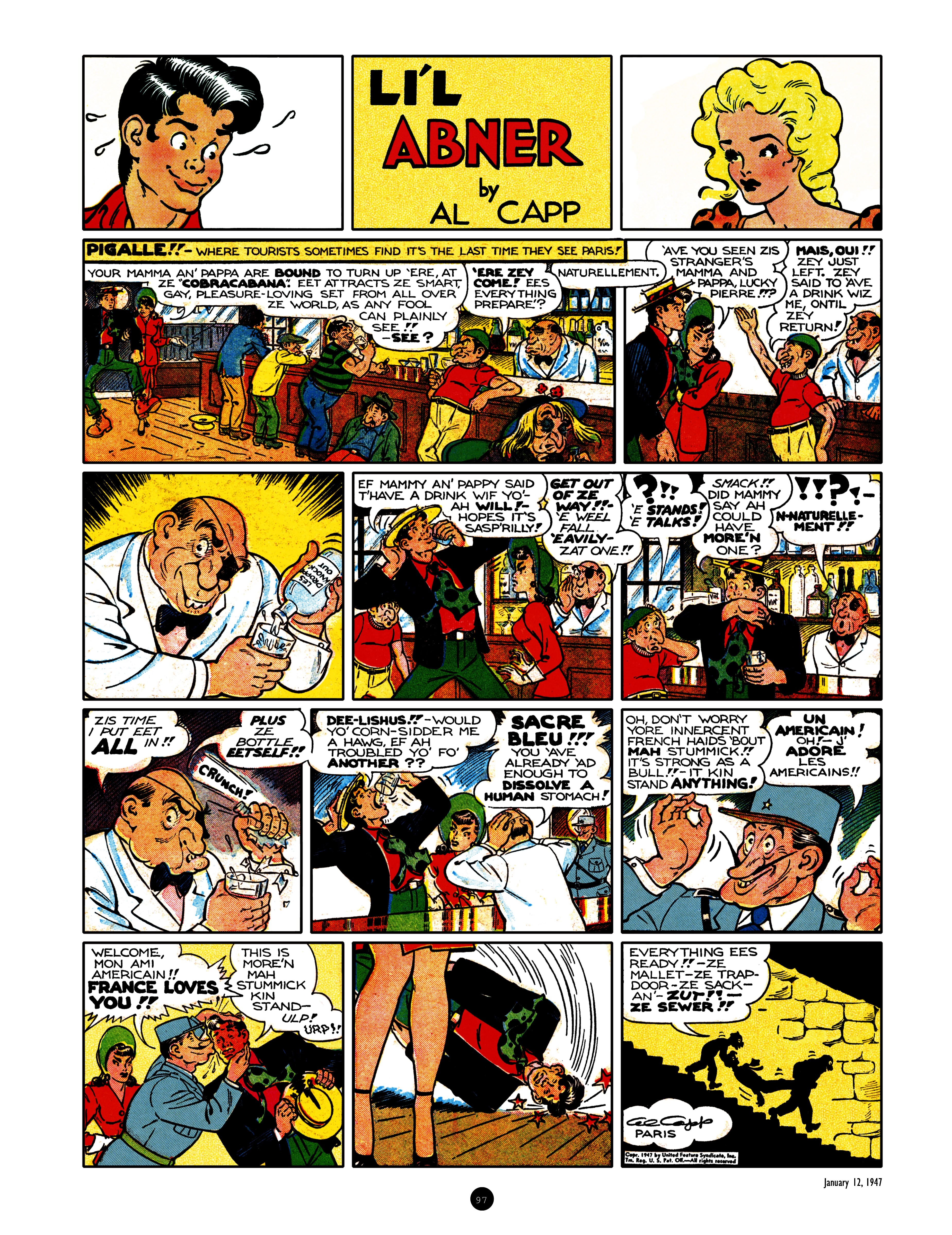 Read online Al Capp's Li'l Abner Complete Daily & Color Sunday Comics comic -  Issue # TPB 7 (Part 1) - 97