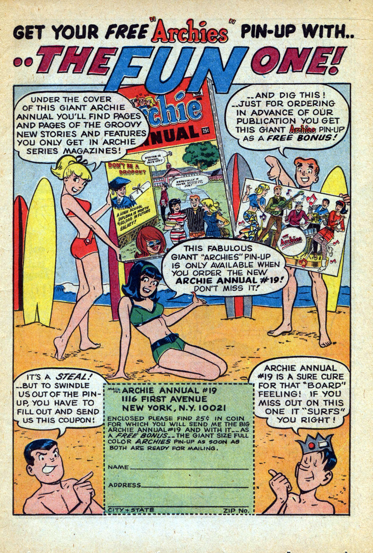 Read online Reggie and Me (1966) comic -  Issue #25 - 19