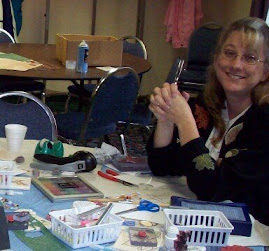 Me (Amy) at a stamp class