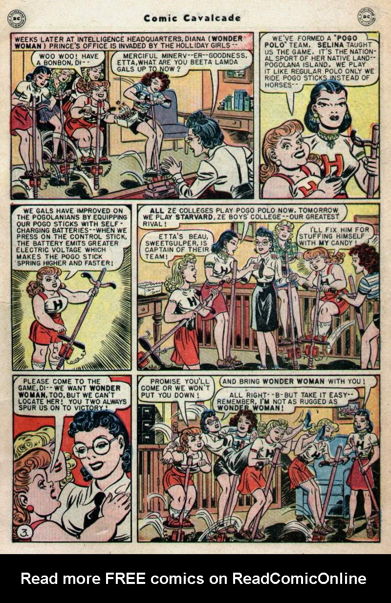 Read online Comic Cavalcade comic -  Issue #28 - 5