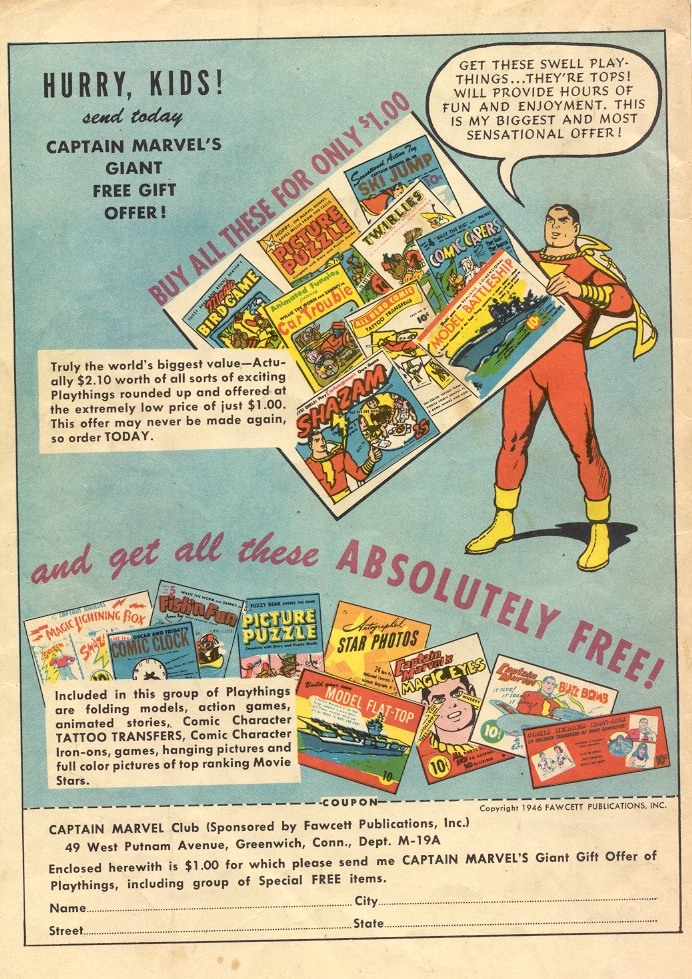 Read online The Marvel Family comic -  Issue #3 - 36