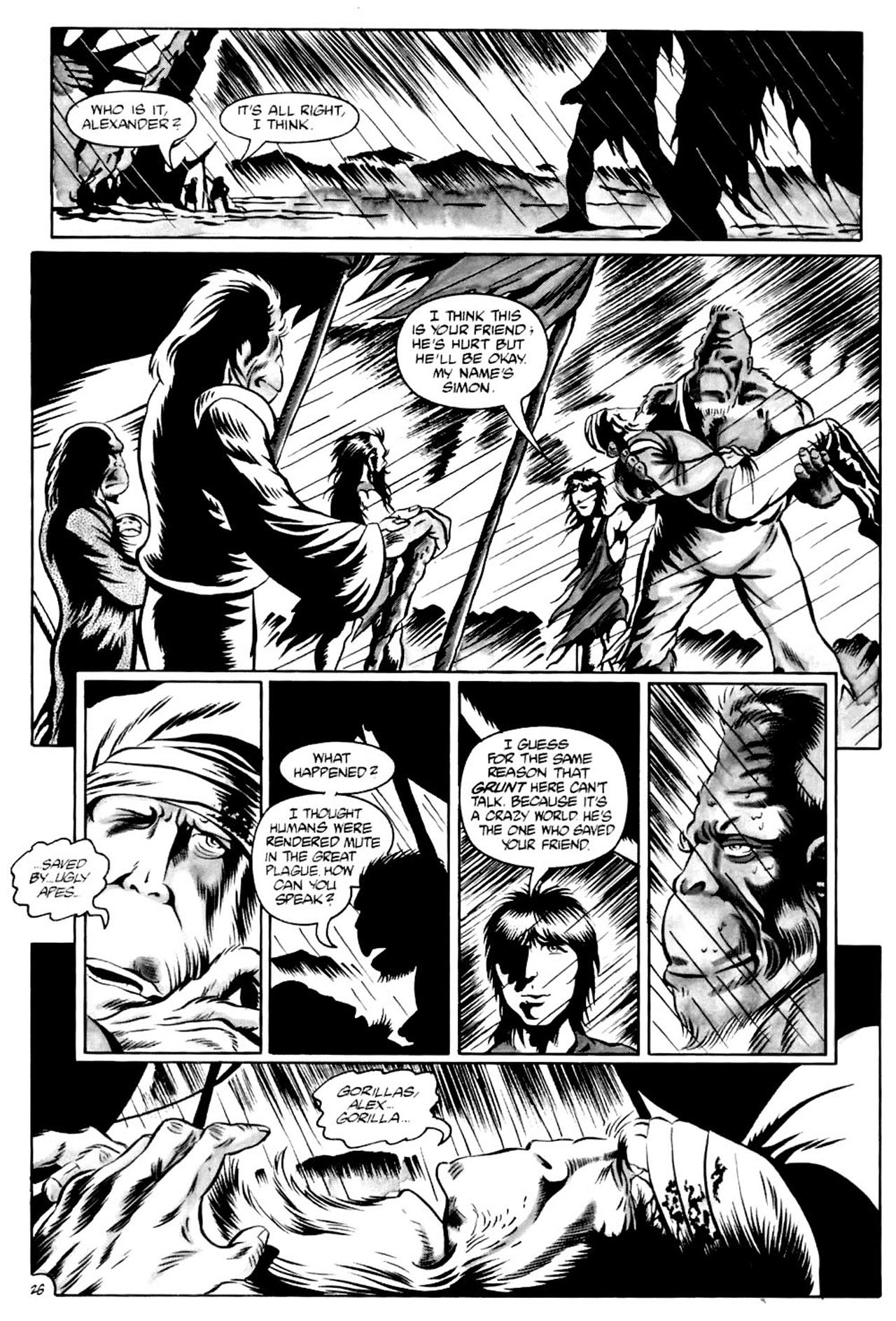 Read online Planet of the Apes (1990) comic -  Issue #3 - 28