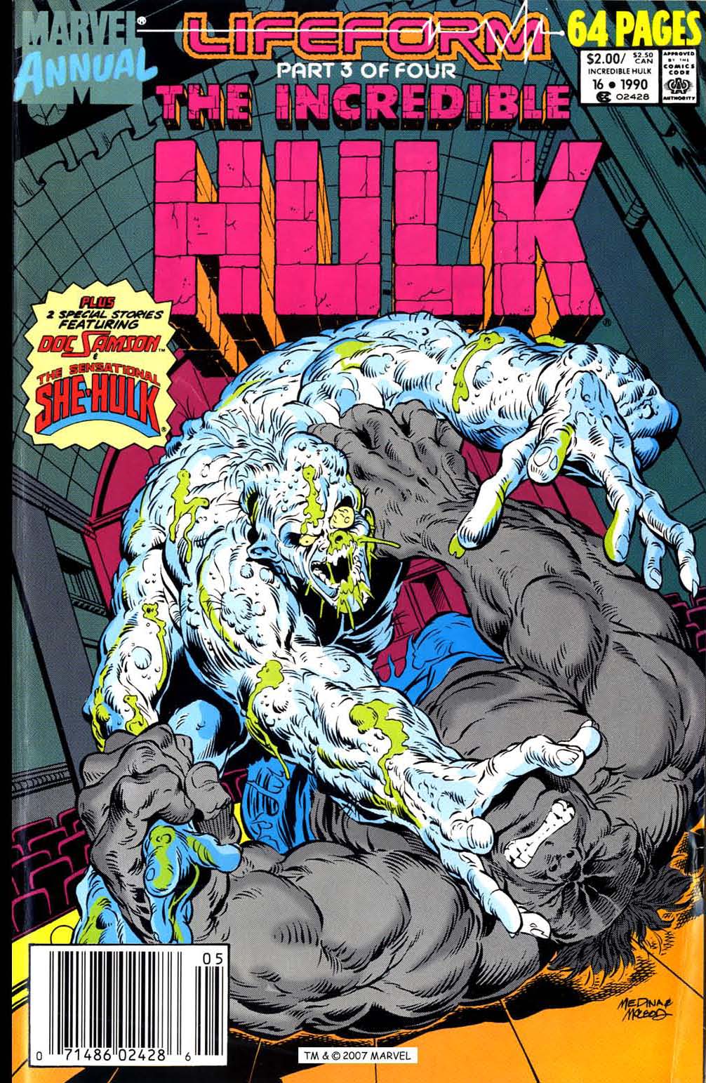 Read online The Incredible Hulk (1968) comic -  Issue # _Annual 1990 - 1