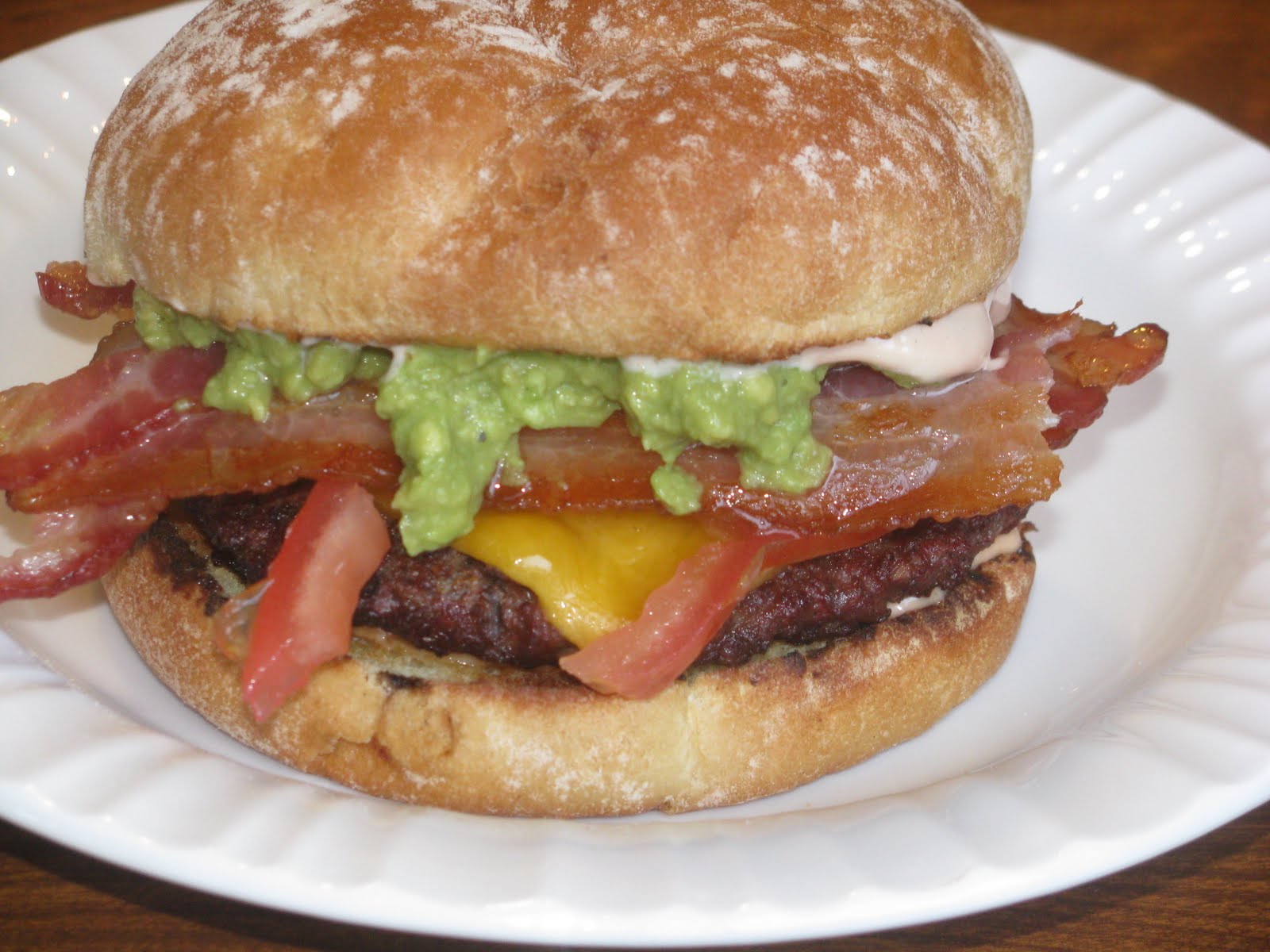 Shamrocks and Shenanigans: Guacamole Bacon Burger