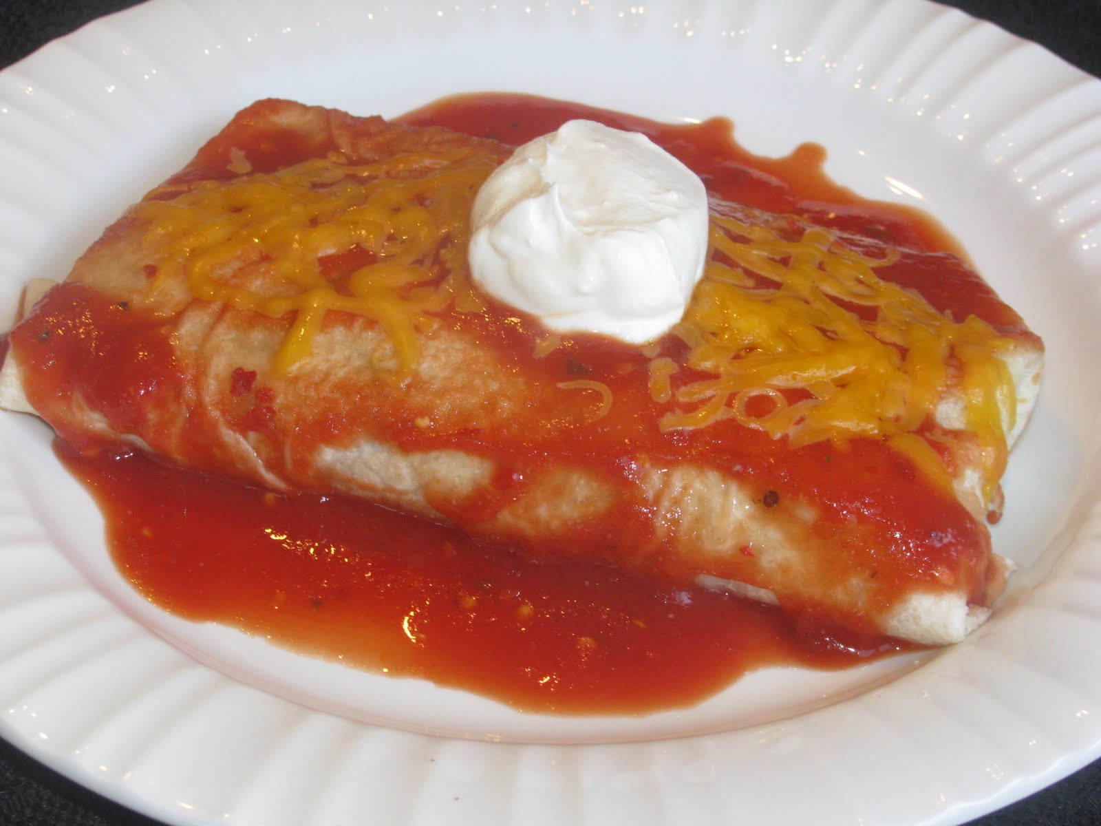 Shamrocks and Shenanigans: Beef, Bean and Cheese Burritos