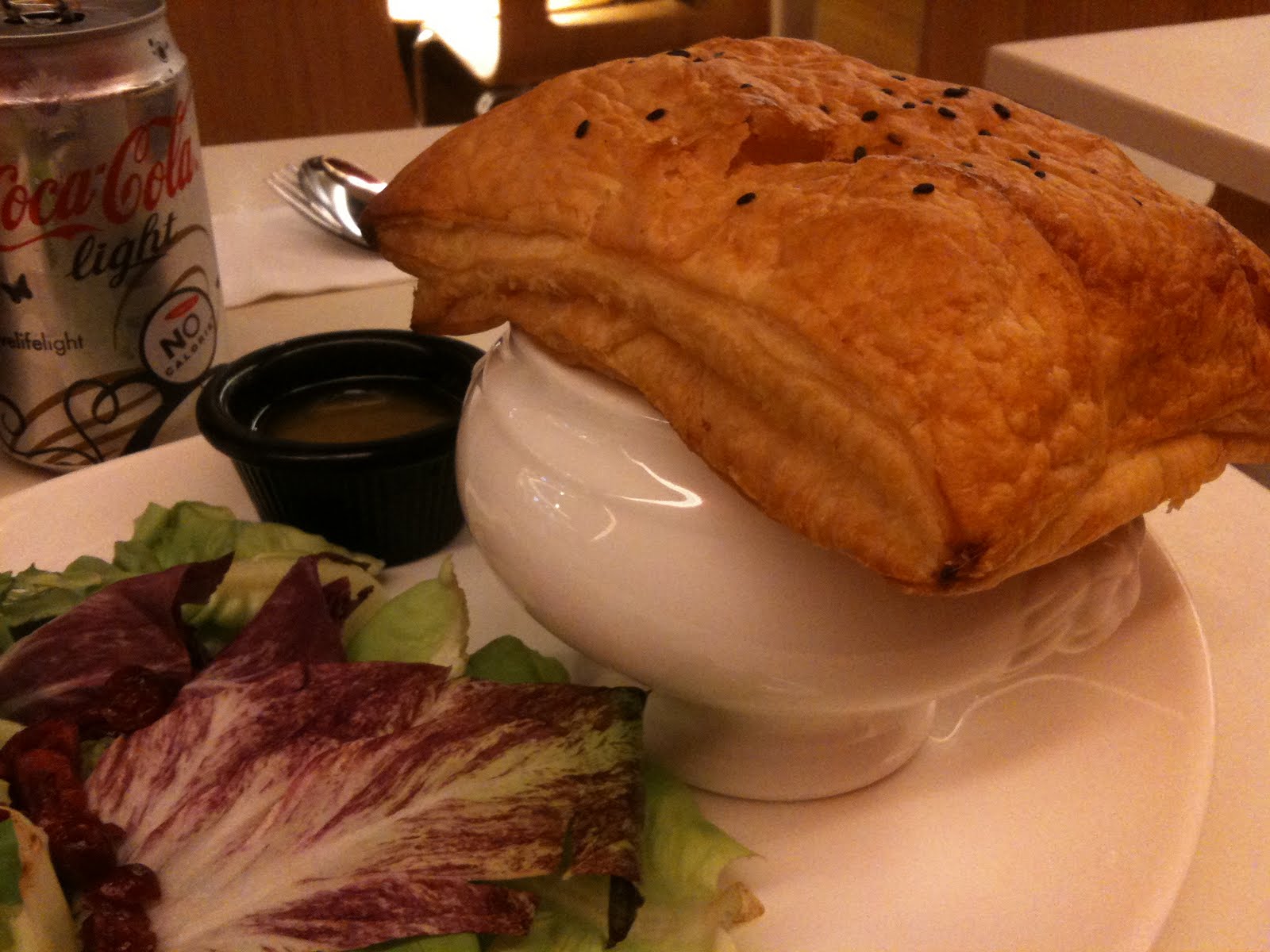 The Pescetarian Eats Tangy Tomato with Basil Soup Spoon