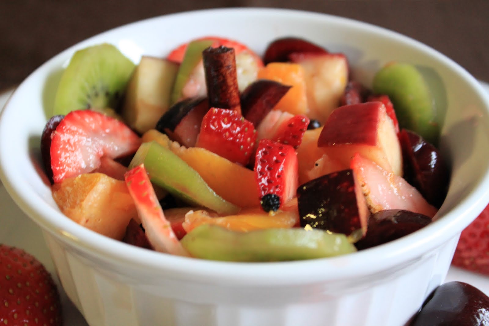 Hot Spiced Fruit Salad