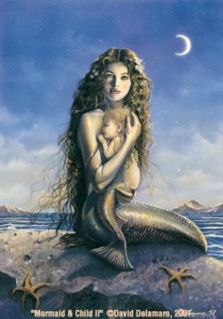 Mermaid & Child II - David Delamare