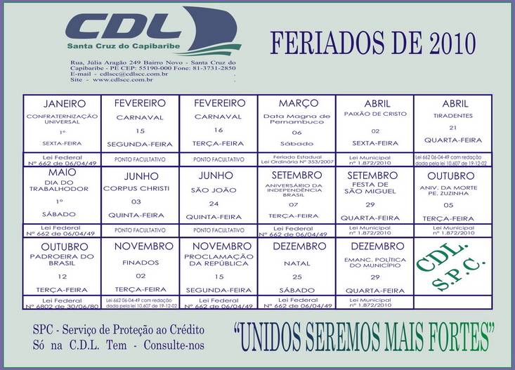 Revista Desafio's Ano XII Comunicado da CDL Santa Cruz do