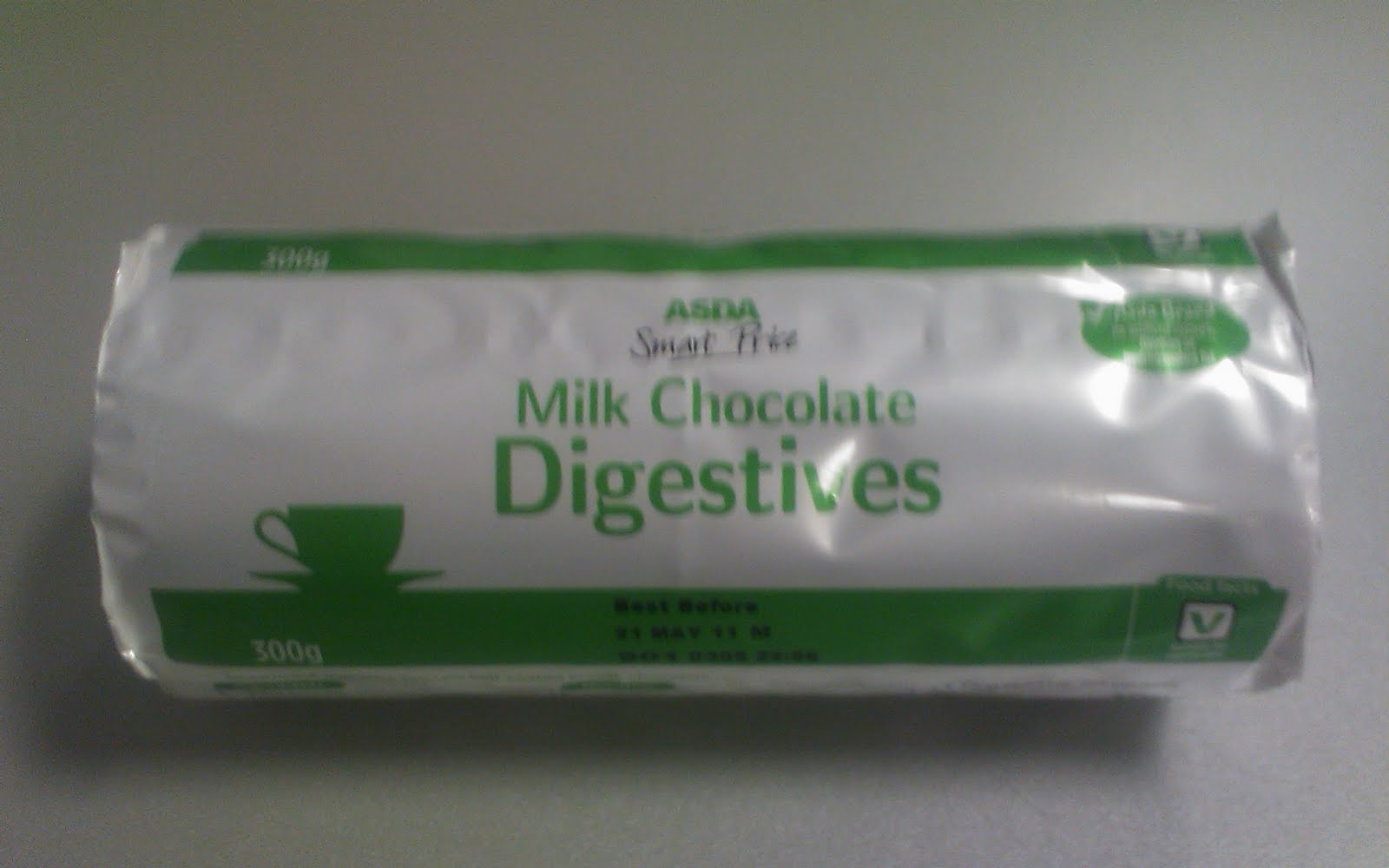 Chocolate Digestive Biscuits Results starting to come in ASDA smart