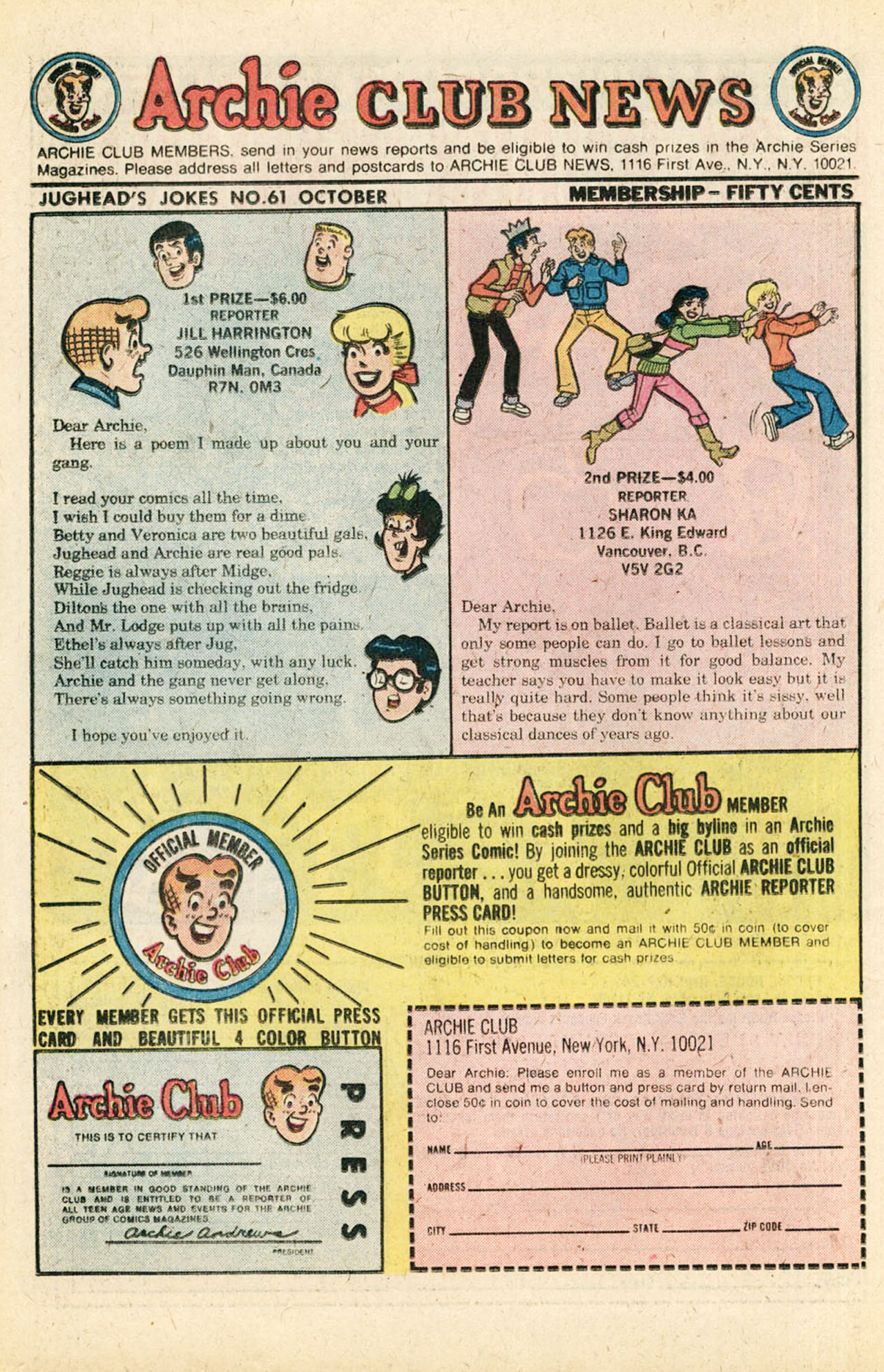 Read online Jughead's Jokes comic -  Issue #61 - 26