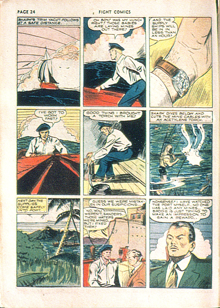 Read online Fight Comics comic -  Issue #13 - 26