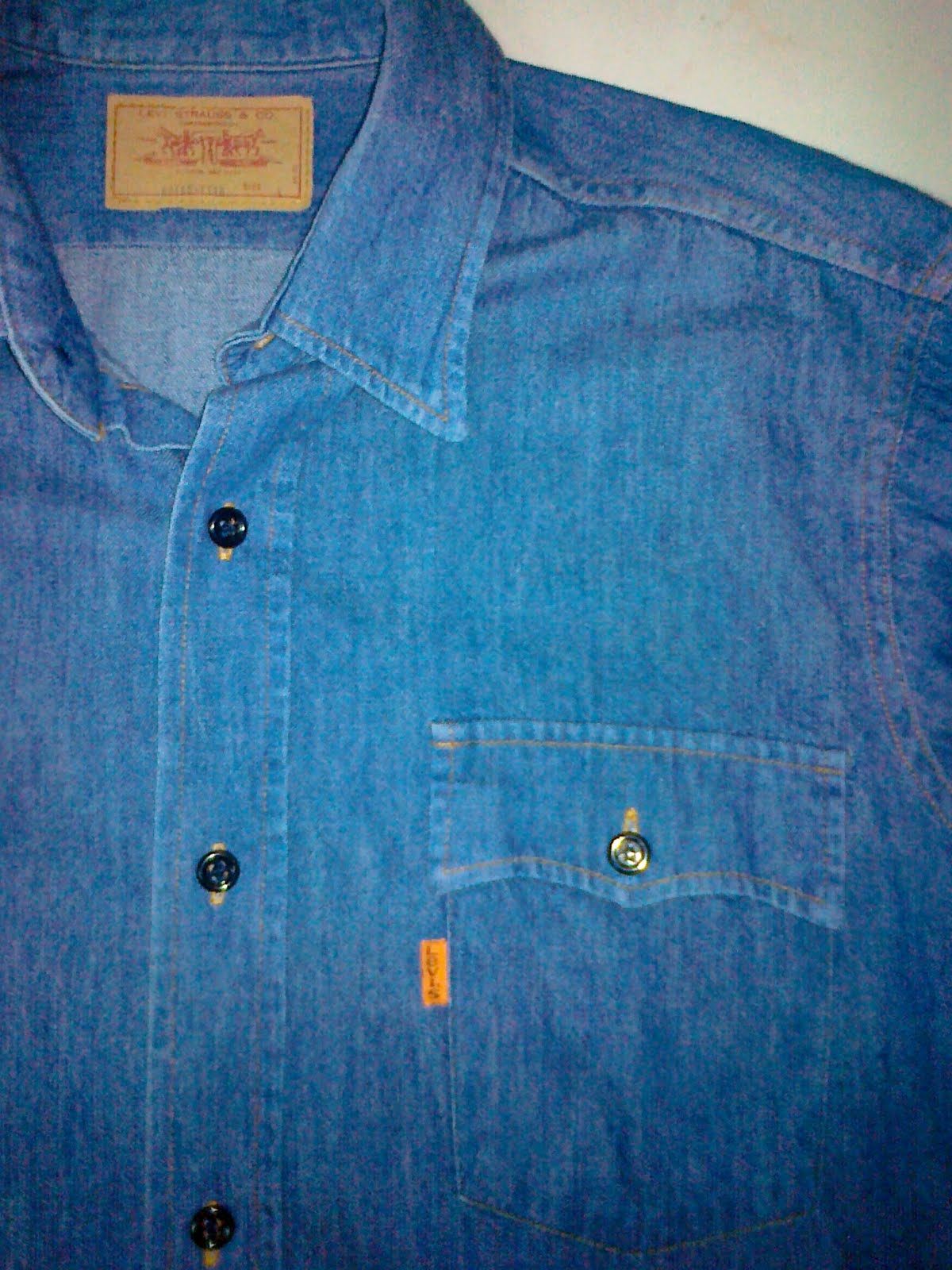 Wish You Were Here Vintage 60s Levi's Denim Shirt