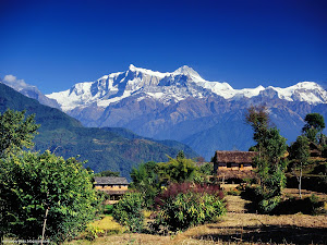 Village in Gandaki, Annapurna Range, Nepal Images, Picture, Photos, Wallpapers