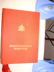 Esta es la cubierta del Martyrologium Romanum