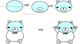 桑原政則のblogger クマを描く 図解