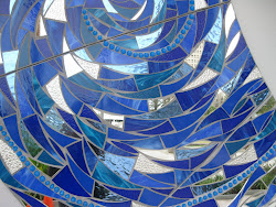 Blue Mirror Mosaic
