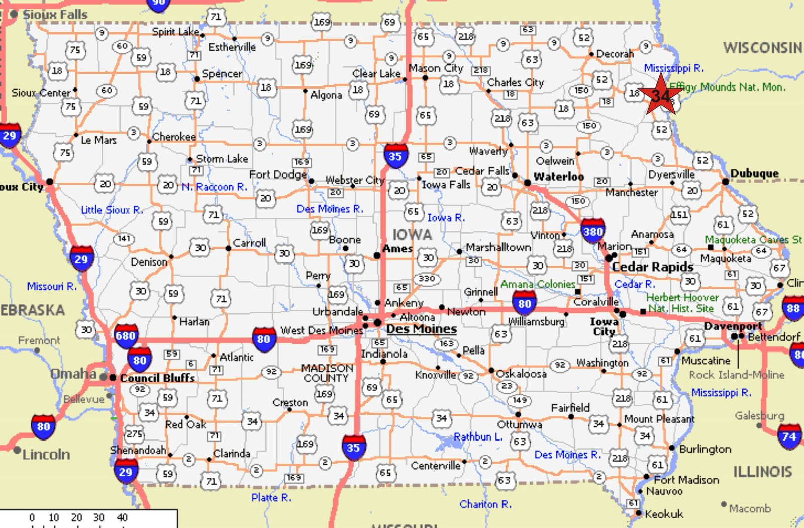 Hannah loves to travel! Winona, Minnesota to Harpers Ferry, Iowa