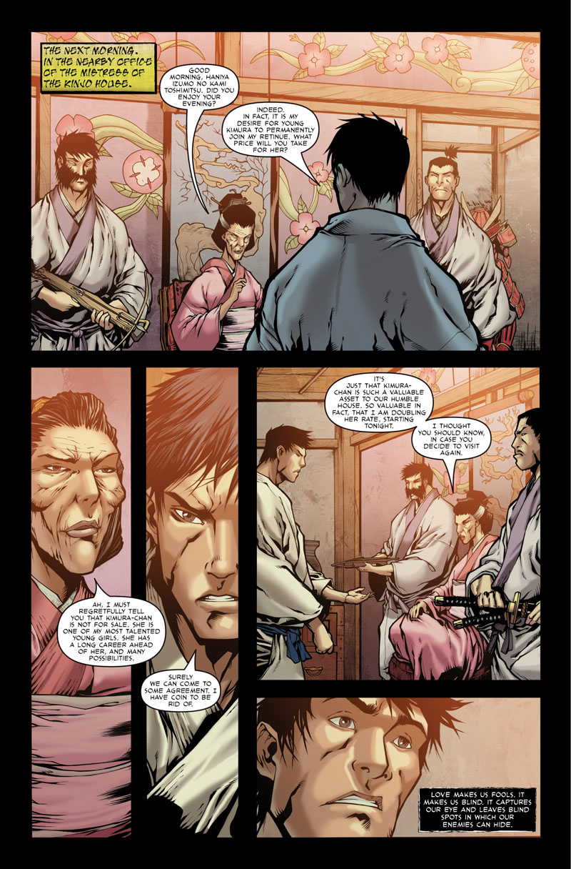 Read online Samurai's Blood comic -  Issue #4 - 4