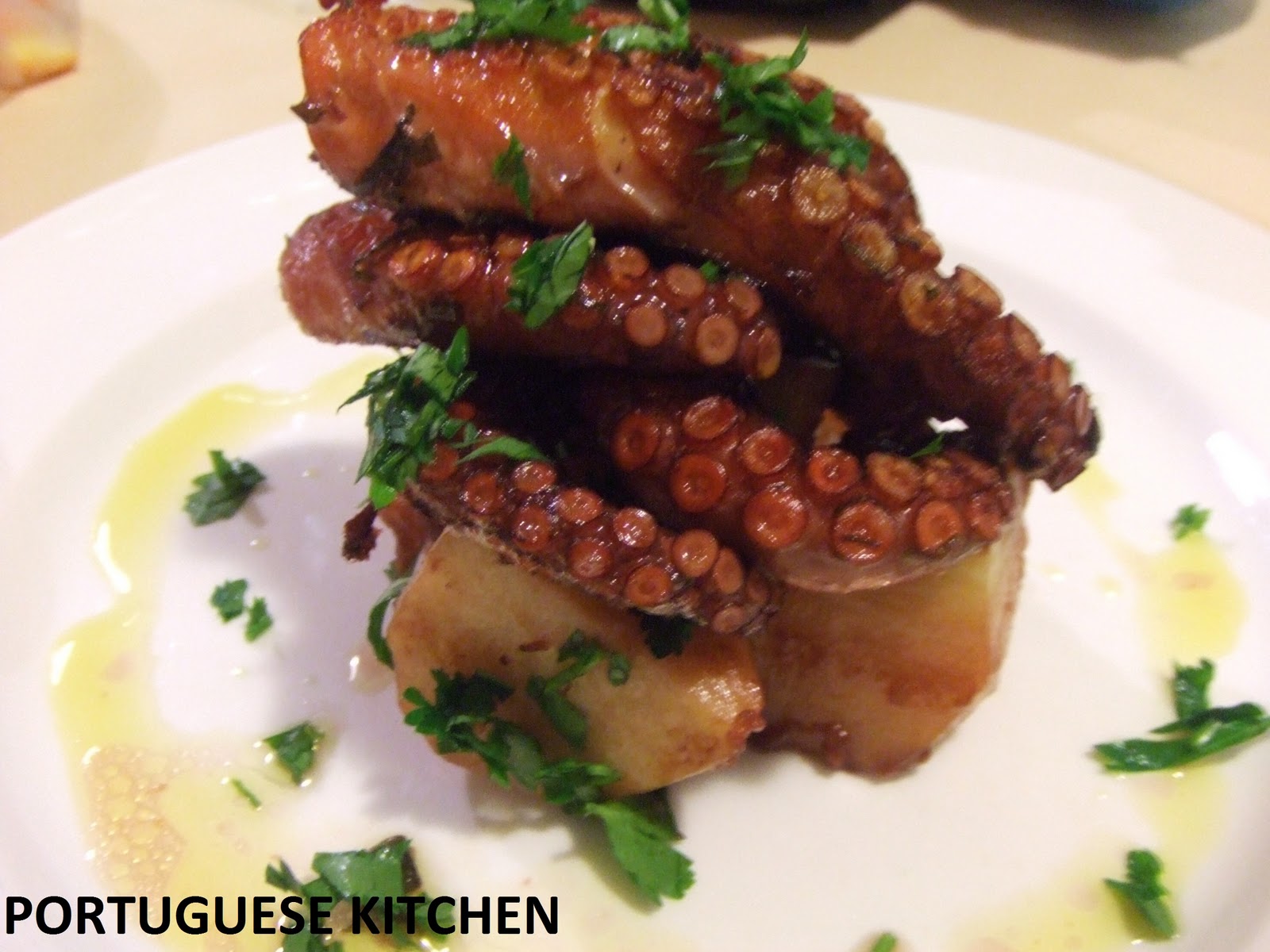 Portuguese Kitchen Octopus with Potatoes Polvo Lagareiro